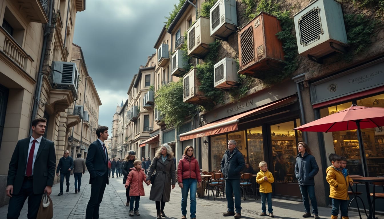 Lyon : le combat contre le bruit des climatiseurs