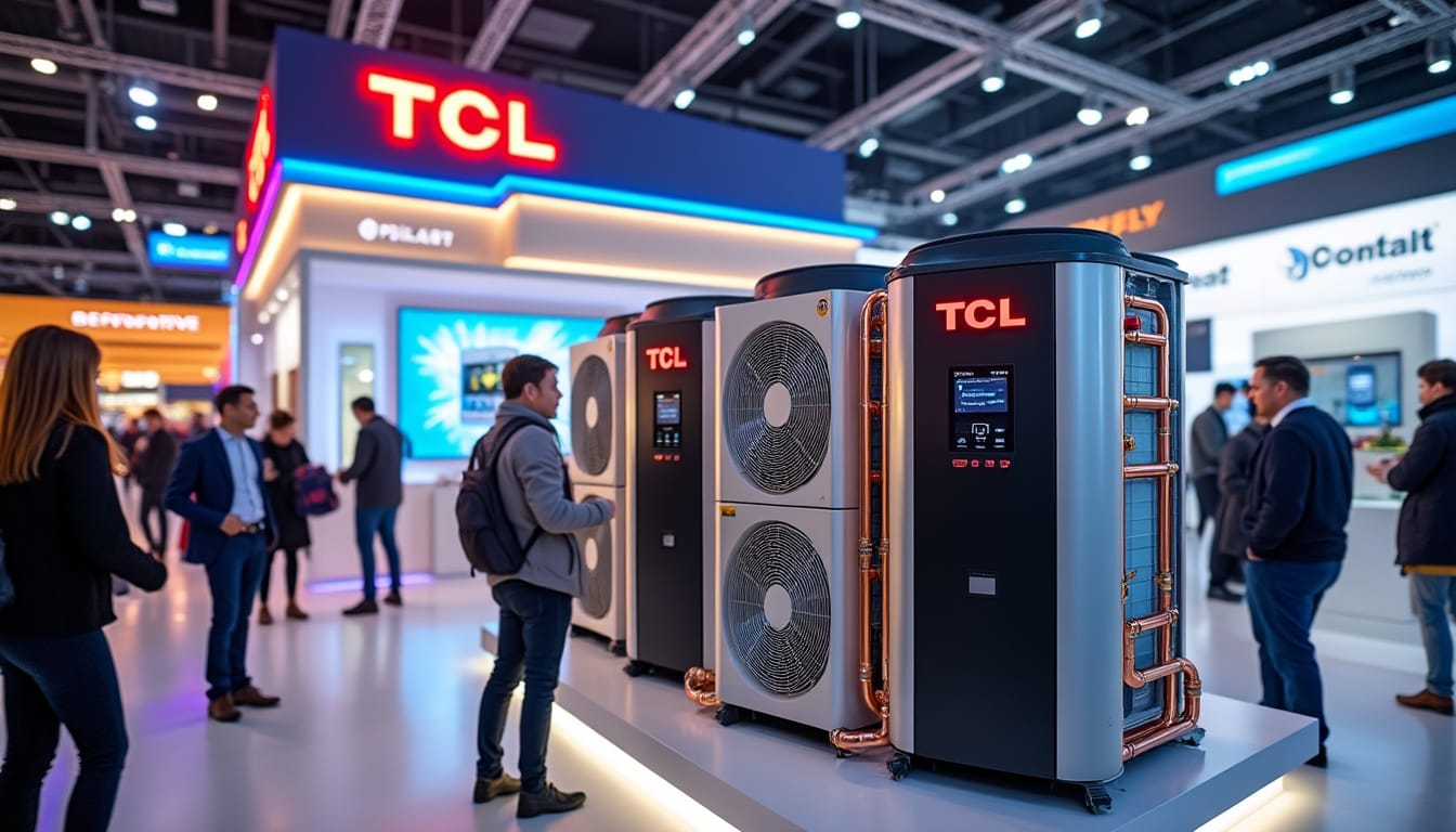 Tcl révolutionne le confort thermique avec ses pompes à chaleur intelligentes au salon BePositive
