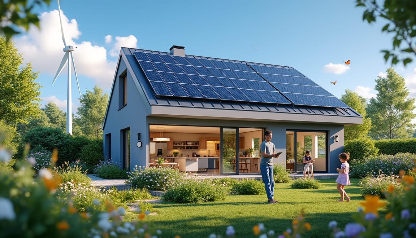 Énergie renouvelable foyers