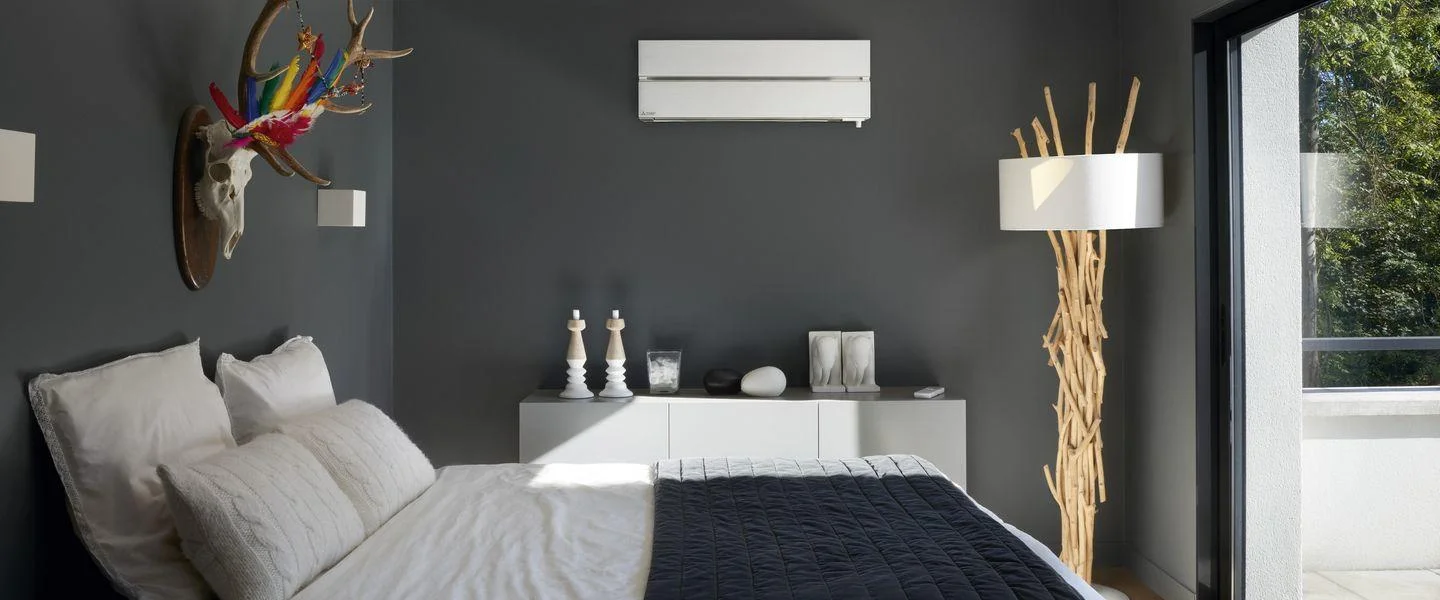 Climatiseur mural Mitsubishi Electric MSZ-LN en blanc perle